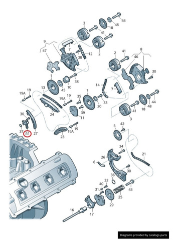 Tensor Cadena Derecho Audi A4 A6 Q7 3.2 Fsi 2004-2010 Foto 5