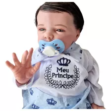 Bebe Reborn Menino Recém Nascido Príncipe