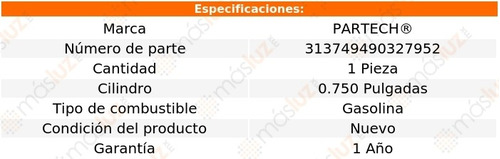 1- Bomba Frenos Nissan Stanza 2.0l 4 Cil 1984/1987 Partech Foto 2