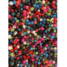 100 Cascabeles De Colores 8mm. Surtidos. Oferta!