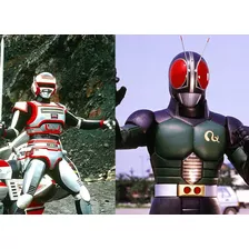 Jaspion E Kamen Rider Black Rx Dublado Completo Série Em Dvd