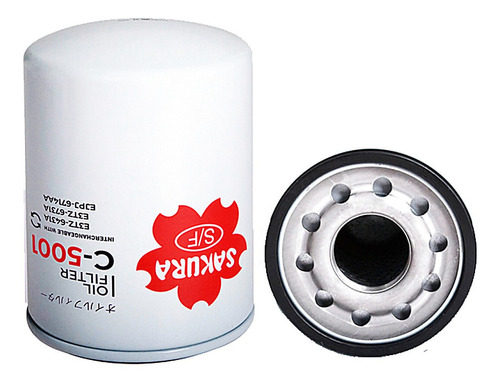 1) Filtro Aceite Ford F-250 8 Cil 6.9l 83/87 Sakura Foto 2