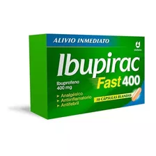 Ibupirac Fast 400 X 10 Cap. (ibuprofeno 400mg) - Urufarma®