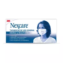 Tapabocas Nexcare Elastico Desechable X 50und