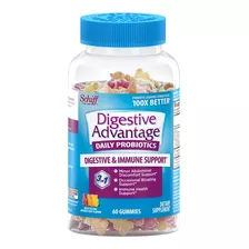 Schiff | Digestive Advantage | Daily Probiotic | 60 Gummies