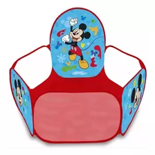 Pelotero Corralito Infantil Plegable Premium Mickey Mouse