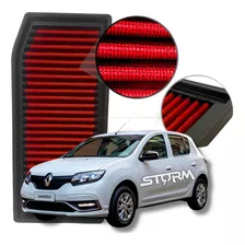 Filtro Ar Esportivo Renault Sandero 1.6 16v Ano 2016 A 2022