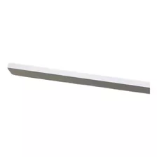 Puxador Porta Mdf/vidro Rometal Slim Fixação Adesiva 300mm Cor Branco