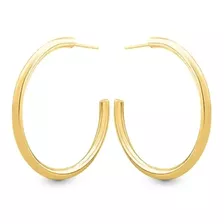  Argola Lisa Ouro Amarelo 18k 37 Mm Coleção Argolas Vivara