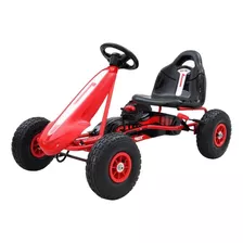 Carro De Pedal Go Karts 4-10 Años Llanta Caucho Inflable