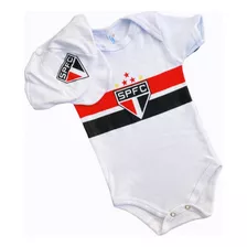 Body Bebe Mesversario Tematico Futebol São Paulo Spfc 