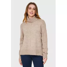 Sweater Beatle Costura Khaki Nicopoly