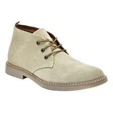 Bota Caballero Triples 35802 Piel Gamuza Beige 25 Al 30