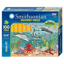 Smithsonian 100piece 13 X 19 Ocean Life Discovery Puzzle