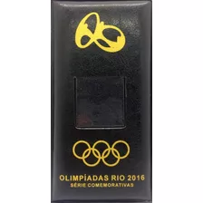 Kit 20 Álbuns Moedas Das Olimpíadas Rio 2016 - Estojo