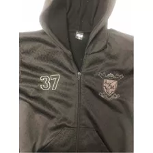 Campera Deportiva Niño Talle 14. Frizada Canguro Capucha