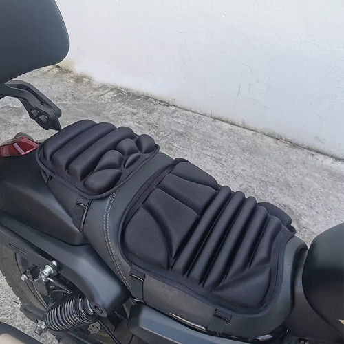Cojn Para Moto Biplaza Amortiguador Y Transpirable Foto 10