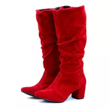 Bota Em Couro Legitimo Feminina Cono Alto Oferta Especial Pr