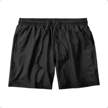 Shorts Masculino Curto Praia Calção Liso Várias Cores