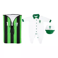 Novo Kit Saída De Maternidade América Mg Oficial Menino 