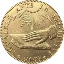 Moneda Conmemo. Histórica Chile Igualdad Ante La Lei 1837