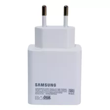 Carregador Samsung Ep-ta865 De 65w Gh44-03166a + Gh39-02089a Tipo - C De Parede Com Cabo Carregamento Super Rápida Branco