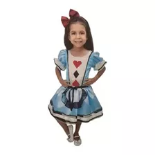 Fantasia Infantil Alice No País Das Maravilhas 2 A 8 Anos