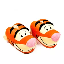 Pantufa Tigrão, Oficial Disney, Solado De Borracha, 3d