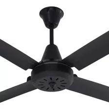 Ventilador De Techo Negro Nacional 5 Potencias Gtia 5 Años - Silencioso - Montado Sobre Rulemanes - Bobinado 100% Cobre