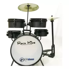 Bateria Infantil Rmv Rock Kids Com Chimbal Preto