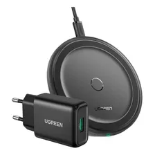 Carregador Sem Fio Wireless + Carregador Turbo 18w Ugreen