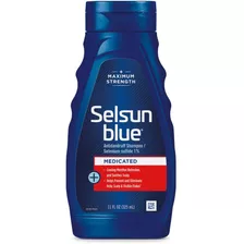 Shampoo Selsun Blue De 11 Onzas Máxima Fuerta Anticaspa 