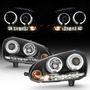 Par Faros Negro Volkswagen Rabbit Trendline 2009 2.5l