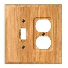 Amertac 4025td Tradicional Luz Placa De Pared De Madera De R