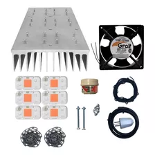 Combo Kit Led 300w Cultivo Indoor, Completo Perforado Cables