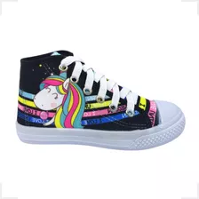 Tenis Infantil Menina Casual Unicornio Ultraconfortavel Leve