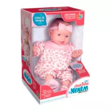 Boneca Bebê Tipo Reborn Coleção Cheirinho De Neném Com Som 