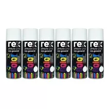 Pack 6 Pinturas Spray Negra Uso General Secado Rapido 400ml