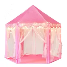 Barraca Infantil Menina Rosa Casinha Cabaninha Tenda+brinde