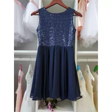 Vestido Nena Teens Con Lentejuelas