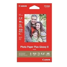 Canon Photo Paper Plus Glossy Ii, 4 X 6 Pulgadas, 100 Hojas 