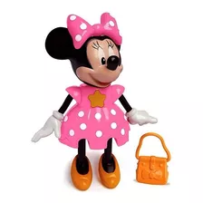 Boneca Minnie Mouse Conta Historia Com Som Elka - 856