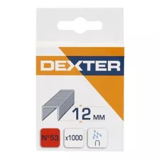 Grampo P Grampeador De 12mm Nº 53 1000 Un Dexter