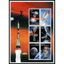 Espacio - Viajes - Soyuz - Angola - Hojita Mint