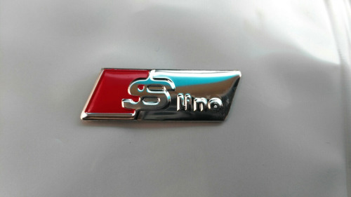Emblema Audi Sline Volante Palanca Tablero Autoadherible Foto 2