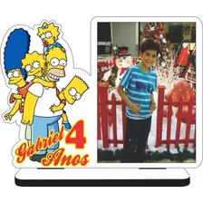 Pack 100 Enfeite De Mesa Simpsons Adesivado Mdf Decoração