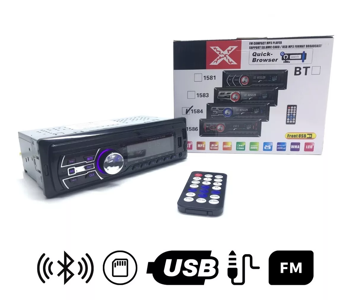 Radio Bluetooth Mp3 Fm Usb