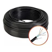 Rollo 100 Mts De Cable De Red Utp Cat 6 - C/tensor Aleacion