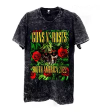 Remeras Dtg Premium Guns N Roses Tour South América 2022 