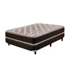 Sommier Y Colchon 140x190 2 Plazas Cannon Exclusive Pillow